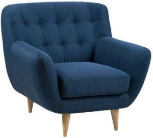 Leen Bakker Fauteuil Lillestrom stof donkerblauw