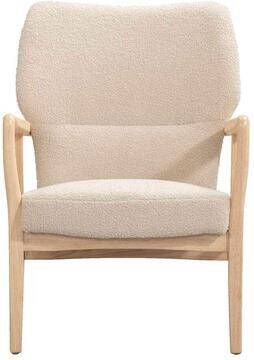 Leen Bakker Fauteuil Mila stof wit