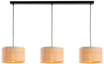Leen Bakker Hanglamp Romana 3-lichts naturel 120x115 cm
