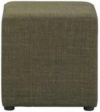 Leen Bakker Hocker Nando groen 45x45x45 cm