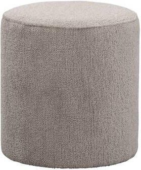Leen Bakker Hocker Wenen taupe 40xØ37 cm