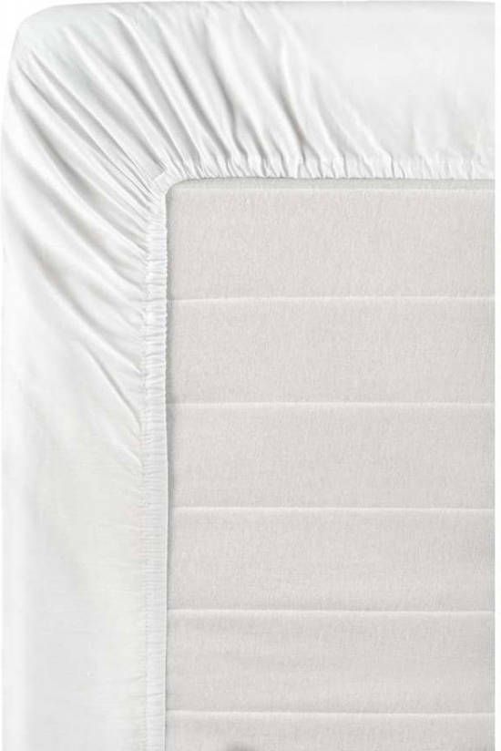 Leen Bakker Hoeslaken percale katoen wit 90x220 cm