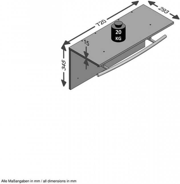 Leen Bakker Kapstok Spot betonkleur 34 5x72x29 5 cm