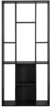 Leen Bakker Kast Kenzi zwart 177x81x38 cm