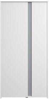 Parisot Kledingkast Rue met 2 deuren wit grijs of wit roze - Foto 10