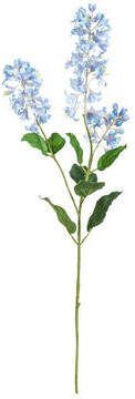 Leen Bakker Kunstbloem Bellflower Spray Blauw 90 cm