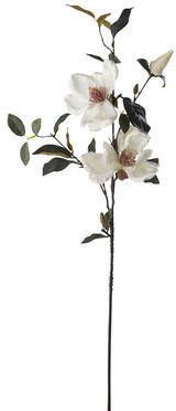 Leen Bakker Kunstbloem Magnolia Branch Crème 90 cm