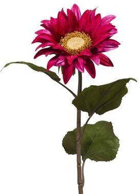 Leen Bakker Kunstbloem Sunflower Velvet spray Fuchsia 78 cm