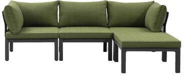 Leen Bakker Le Sud modulaire loungeset Ardeche groen 4-delig