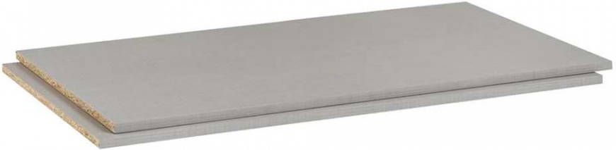 Leen Bakker Legplankenset Dex (2 stuks) grijs 87 cm
