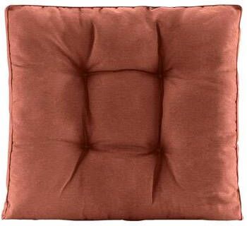Leen Bakker Loungekussen Florence zit terracotta 60x60 cm
