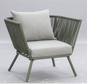 Leen Bakker Loungestoel Almeria olijfgroen 75x89x75 cm