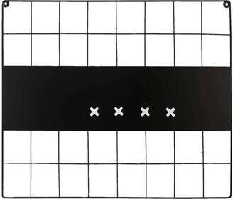 Leen Bakker Memobord met magneten zwart 48x56 cm