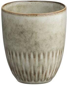 Leen Bakker Mok Bodhi beige stoneware Ø7 cm