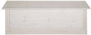 Leen Bakker Opbergbank Monaco white wash 46x136x42 cm