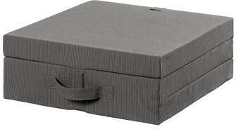 Leen Bakker Opvouwbaar matras Tom grijs 63x190x8 cm