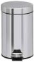 Excellent Houseware Pedaalemmer vuilnisbak 3 liter zilver RVS 17 x 25 cm Pedaalemmers - Thumbnail 2