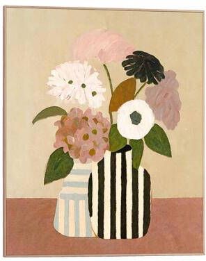 Leen Bakker Poster Abstract Flowers 50x40 cm