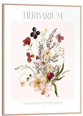 Leen Bakker Poster Flowers 40x30 cm