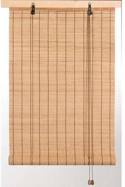 Leen Bakker Rolgordijn Bamboe naturel 150x180 cm
