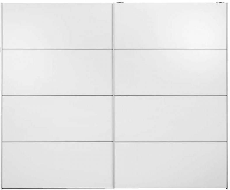 een paar T Fraude Leen Bakker Schuifdeurkast Verona XL wit 200, 4x242, 7x59 cm - Winkelen.nl