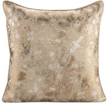 Leen Bakker Sierkussen Britney goud 45x45 cm