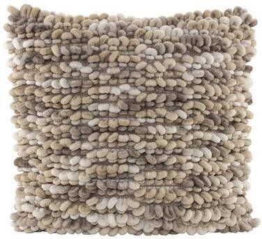 Leen Bakker Sierkussen Iep beige zand 45x45 cm