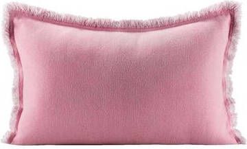 Leen Bakker Sierkussen Narbonne roze 35x50 cm
