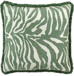 Leen Bakker Sierkussen Zola groen 45x45 cm