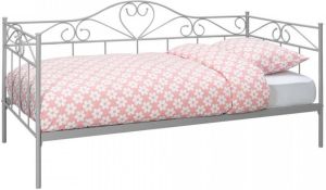 Leen Bakker Sofabed Valerie matgrijs 90x200 cm