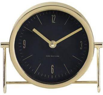 Leen Bakker Tafelklok Morricone Goud Metaal 18x16x6 5 cm