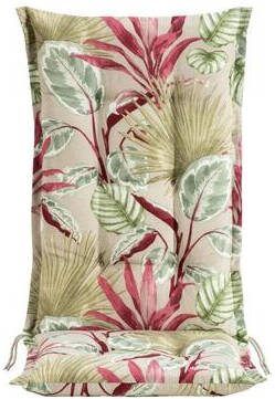 Leen Bakker Terrasstoelkussen Calathea stof 123x50 cm