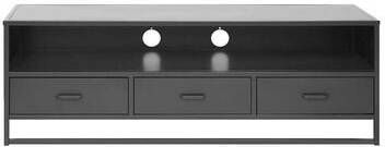 Leen Bakker TV-meubel Aalborg zwart 50x148x45 cm