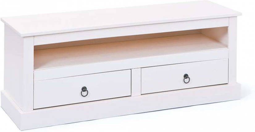 Leen Bakker TV-meubel Provence wit 45x118x39 cm
