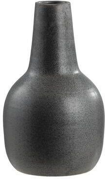Leen Bakker Vaas Canelle zwart keramiek 31xØ18 5 cm
