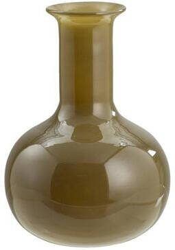 Leen Bakker Vaas Gemma groen glas 18 5xØ13 cm