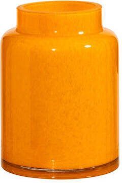 Leen Bakker Vaas Pop Oranje 18xØ13 cm