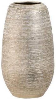 Leen Bakker Vaas Tijmen Metallic 40xØ22 cm