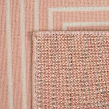 Leen Bakker Vloerkleed Charlton roze 160x213 cm