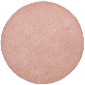 Leen Bakker Vloerkleed Colours roze Ø68 cm