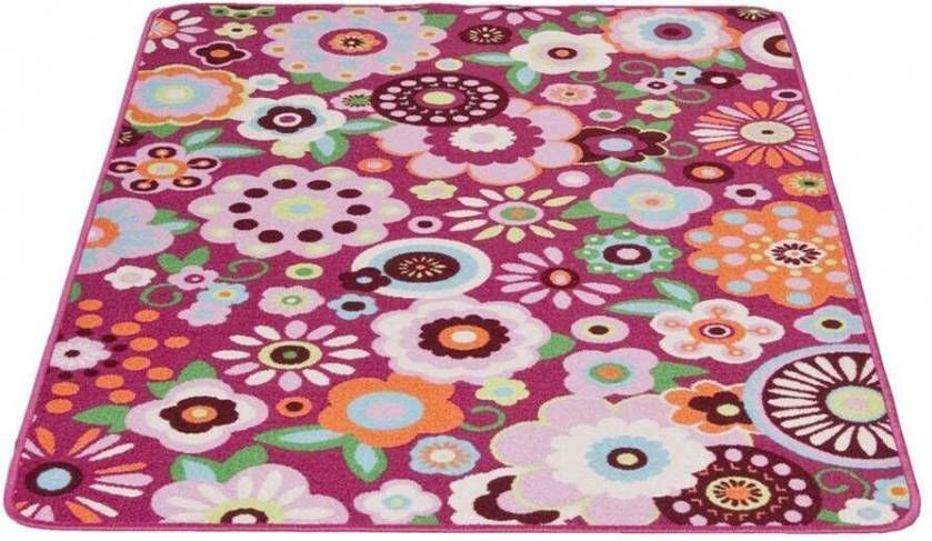 Leen Bakker Vloerkleed Hippy roze 115x170 cm