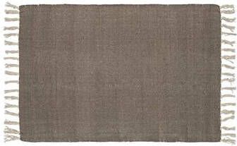 Leen Bakker Vloerkleed Indee taupe 60x90 cm