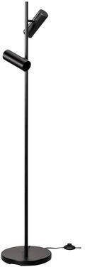 Leen Bakker Vloerlamp Napels zwart 140 cm