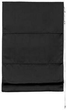 Leen Bakker Vouwgordijn verduisterend zwart 60x180 cm