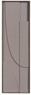 Leen Bakker Wanddecoratie Abstract Beige MDF 115x35 cm