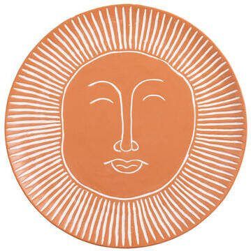 Leen Bakker Wanddecoratie Sunny Terra Aardewerk Ø30 cm