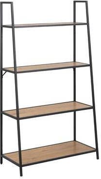 Leen Bakker Wandkast Jaxx zwart 138x77x36 cm