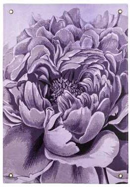 Leen Bakker Wandkleed Bloemen paars 112x80 cm