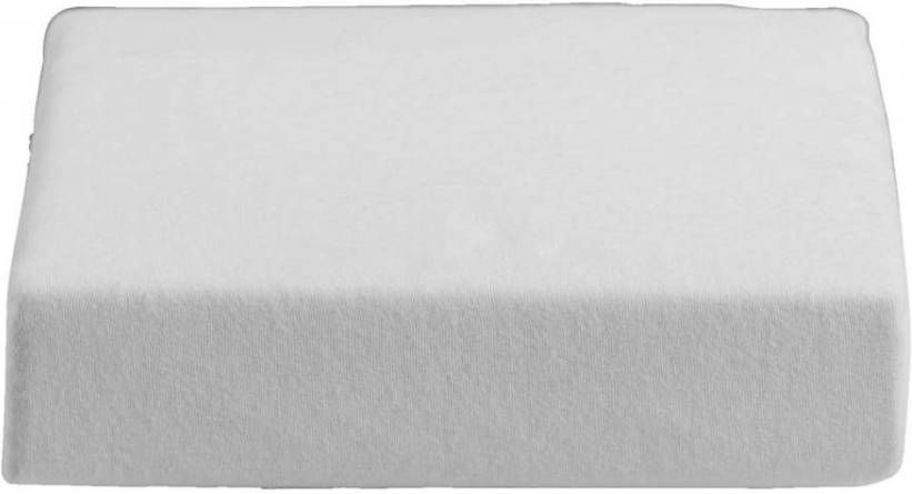 Leen Bakker Waterdichte matrasbeschermer molton wit 120x200 cm