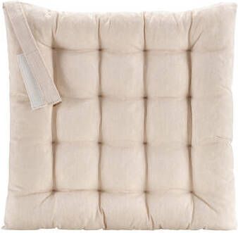 Leen Bakker Zitkussen Liam beige 40x40 cm
